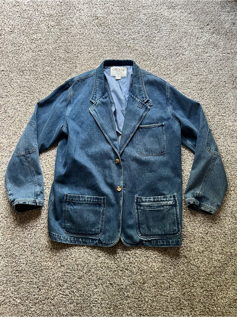 Orvis Denim Chore Jacket - Blue
